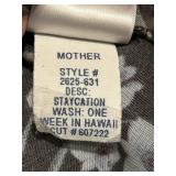 Mother Staycation Hawaiian Shirt & The Maverick Fray Jeans