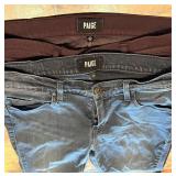 Paige Lennox & Paige Federal Denim Jeans - Lot of 2 (Sizes 34 & 33)