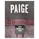 Paige Lennox & Paige Federal Denim Jeans - Lot of 2 (Sizes 34 & 33)