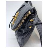 Marc by Marc Jacobs Leather Crossbody Bag Black & Gold Bird Clasp