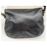 Marc by Marc Jacobs Leather Crossbody Bag Black & Gold Bird Clasp