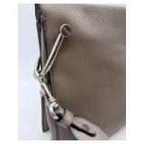 OROTON Taupe Pebbled Leather Bag with Strap
