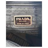 Prada Black Nylon Messenger Bag Made in Italy
