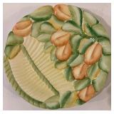 Made in Italy 8in Ceramic Fruit Plates - Set of 4