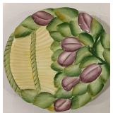 Made in Italy 8in Ceramic Fruit Plates - Set of 4