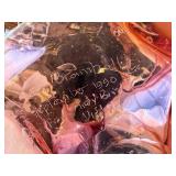 Peter Bramhall Glass Sculpture - Signed 1990 Abstract Art Glass Vessel - LARGE 12" x 16.5"