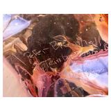 Peter Bramhall Glass Sculpture - Signed 1990 Abstract Art Glass Vessel - LARGE 12" x 16.5"