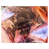 Peter Bramhall Glass Sculpture - Signed 1990 Abstract Art Glass Vessel - LARGE 12" x 16.5"