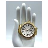 Michele Serein MW21A01B0966 Diamond Watch 0.60 ct TW 100 Diamonds Gold Tone Sapphire Crystal