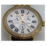 Michele Serein MW21A01B0966 Diamond Watch 0.60 ct TW 100 Diamonds Gold Tone Sapphire Crystal