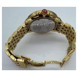 Michele Serein MW21A01B0966 Diamond Watch 0.60 ct TW 100 Diamonds Gold Tone Sapphire Crystal