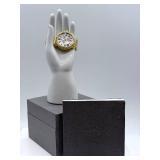 Michele Serein MW21A01B0966 Diamond Watch 0.60 ct TW 100 Diamonds Gold Tone Sapphire Crystal