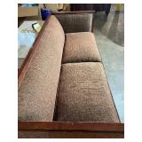 Baker Furniture Sofa - Vintage Upholstered Couch with Damaged Piping