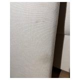 White Upholstered Bed Headboard & Footboard Panels Set 66" x 54"