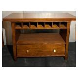 Baker Console Fold Out Extendable Table - 28 in H x 60 in W x 26 in D