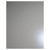 Pair of White End Tables With Drawer Ring Pull & Lower Shelf