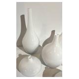 IKEA 301.198.37 Glass Vases White Set of 6