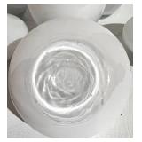 IKEA 301.198.37 Glass Vases White Set of 6