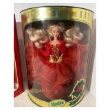 Barbie Happy Holidays 1988 & 1993 - Special Edition Dolls Set (2)