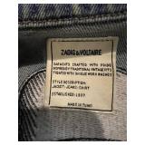 Zadig & Voltaire and Bagatelle Denim Jackets with Floral Embroidery & Butterflies, Unbranded Vest