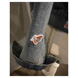 Zadig & Voltaire and Bagatelle Denim Jackets with Floral Embroidery & Butterflies, Unbranded Vest