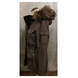 S13 NYC Parka with Faux Fur Hood - Size S