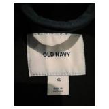 Old Navy XS Teal Asymmetric Zip Jacket & Dea Genuine Leather Mesh Jacket AUS 10 US 6