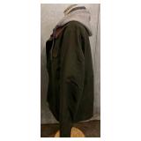 Burton Living Lining Parka - Olive Green & Camouflage Lining, Size M