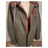 Burton Living Lining Parka - Olive Green & Camouflage Lining, Size M