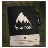 Burton Living Lining Parka - Olive Green & Camouflage Lining, Size M