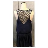 Do + Be Navy Top with Skirt, Pier Antonio Gaspari Knit Top & CuYANA Burgundy Dress (Lot of 3)