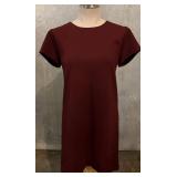Do + Be Navy Top with Skirt, Pier Antonio Gaspari Knit Top & CuYANA Burgundy Dress (Lot of 3)