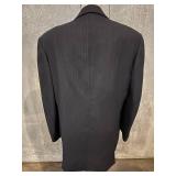 V2 By Versace - Pinstripe Double-Breasted Blazer