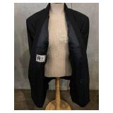 V2 By Versace - Pinstripe Double-Breasted Blazer