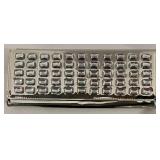 Yellow Evening Gown with Crystal-Embellished Bodice & Silver Clutch - Size Small