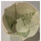 Nippon Chocolate Pot with Lid & Vintage Hilborn - Signed Plate & Bowl - 3-Piece Ceramic Set