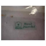 Nippon Chocolate Pot with Lid & Vintage Hilborn - Signed Plate & Bowl - 3-Piece Ceramic Set