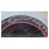 Henry Summa Art Glass Sculpture - Iridescent Rainbow Teardrop Sculpture - Signed