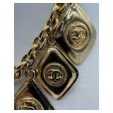 Chanel Gold-Tone Necklace - Diamond-Shaped Pendants, Made in France