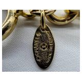 Chanel Gold-Tone Necklace - Diamond-Shaped Pendants, Made in France