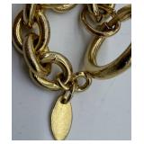 Chanel Gold-Tone Necklace - Diamond-Shaped Pendants, Made in France