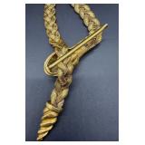 Donna Karan Vintage Adjustable Snake Belt - 40.5in