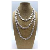 Double Strand Freshwater Pearl Necklace & Wrap Strand