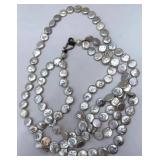 Double Strand Freshwater Pearl Necklace & Wrap Strand