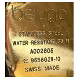 EBEL Beluga E9656G28-10 Tonneau Stainless Steel 23 mm MOP Diamond Dial Quartz Women