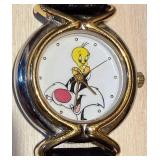 Warner Bros Watch Collection - Tweety Leather Strap Watch 1993 Japan