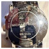 Michael Kors MK-5525 Chronograph Watch - All Stainless Steel, Mother of Pearl Dial