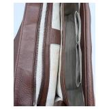 Gucci Brown Pebbled Leather Shoulder Bag - Gold GG Logo Closure