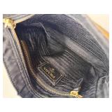 Prada Milano Crossbody Bag - Purple/Black Nylon with Gold Hardware