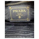 Prada Milano Crossbody Bag - Purple/Black Nylon with Gold Hardware